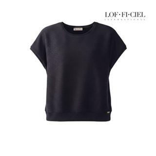 LOF-FI-CIEL เสื้อผู้หญิง แขนสั้น สีดำ F9YIBL
