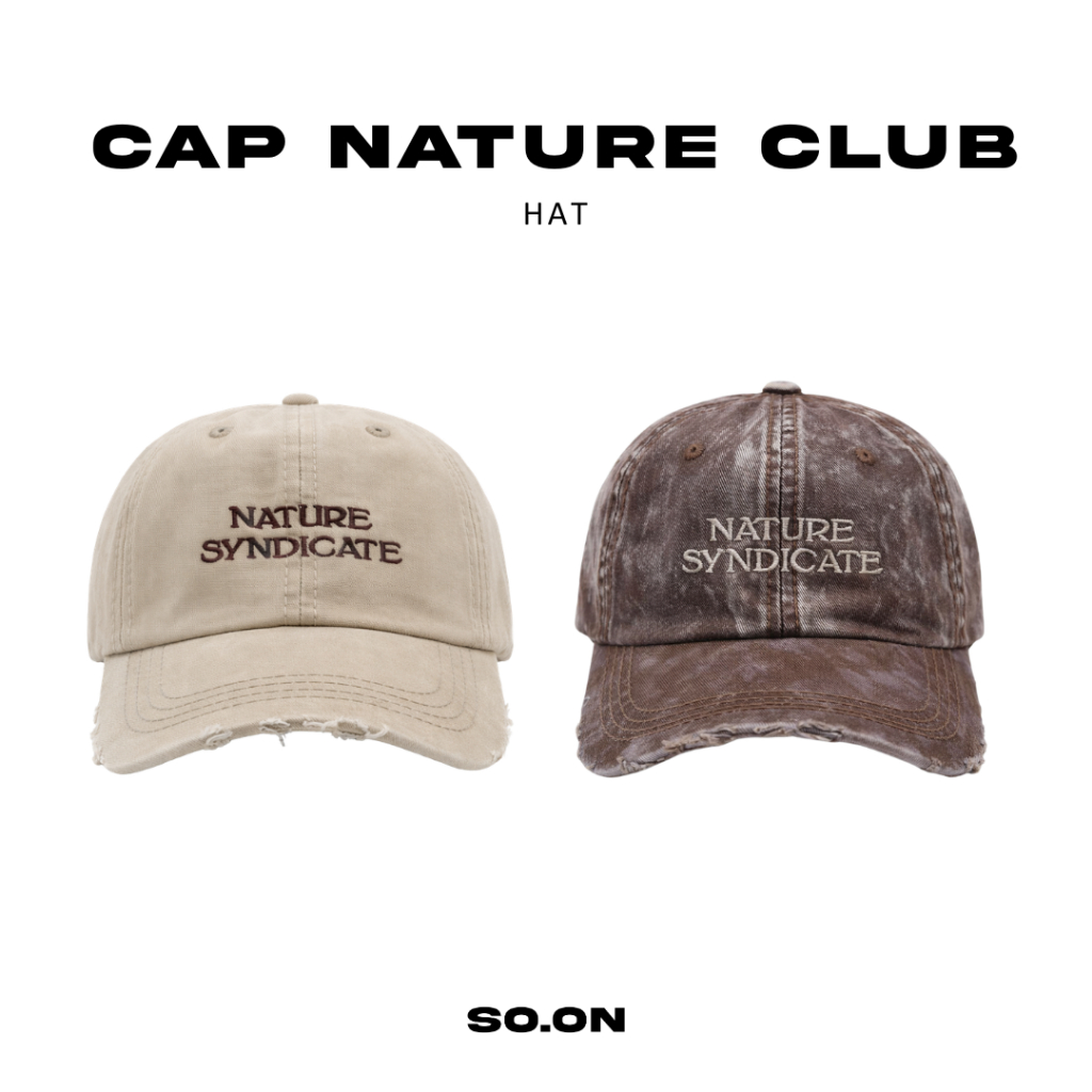 SO.ON : Camping Cap หมวกแก๊ป รุ่น Nature Club