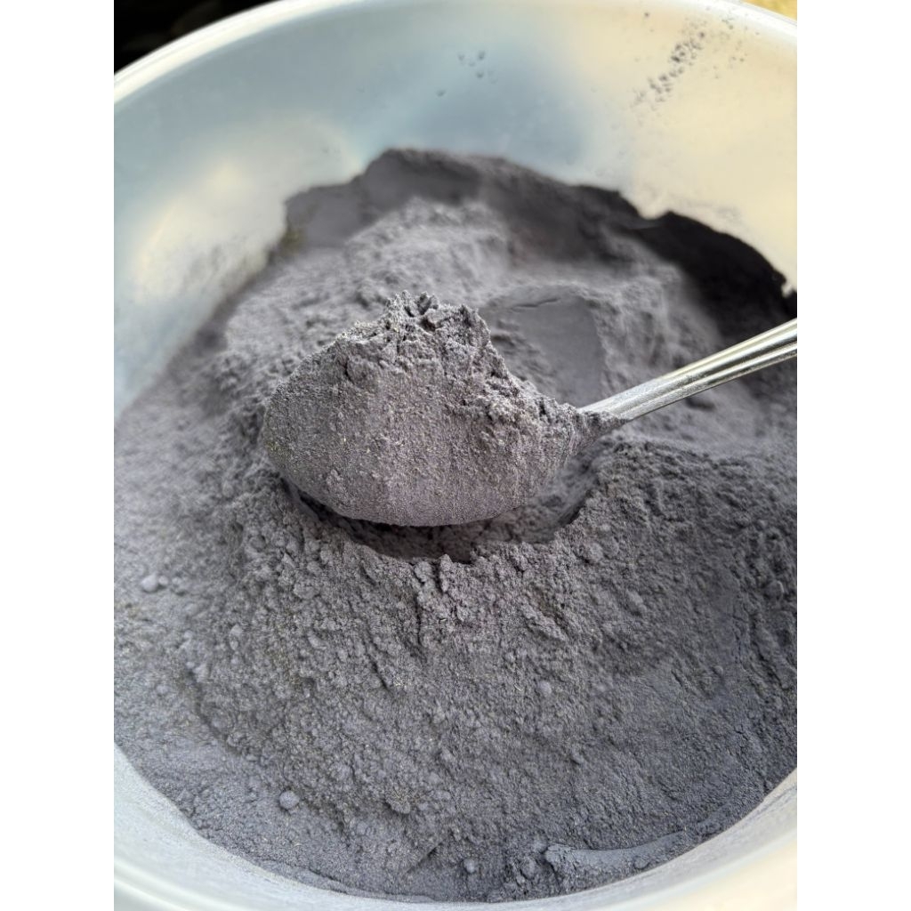 อัญชันผงน้องมด สีสวยบดละเอียดไม่ต้องกรอง