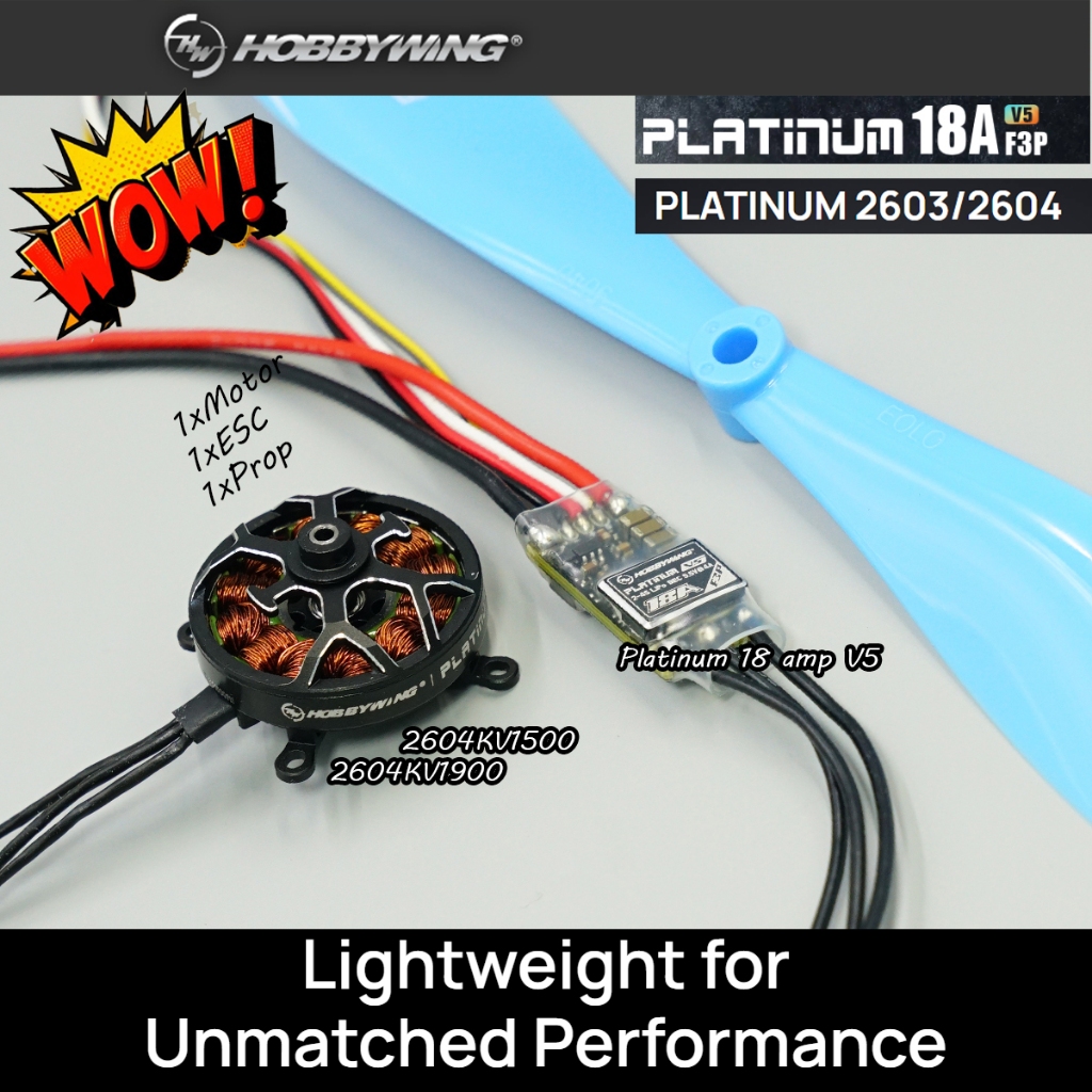 Combo F3P Platinum (มอเตอร์,สปีด,ใบ)
