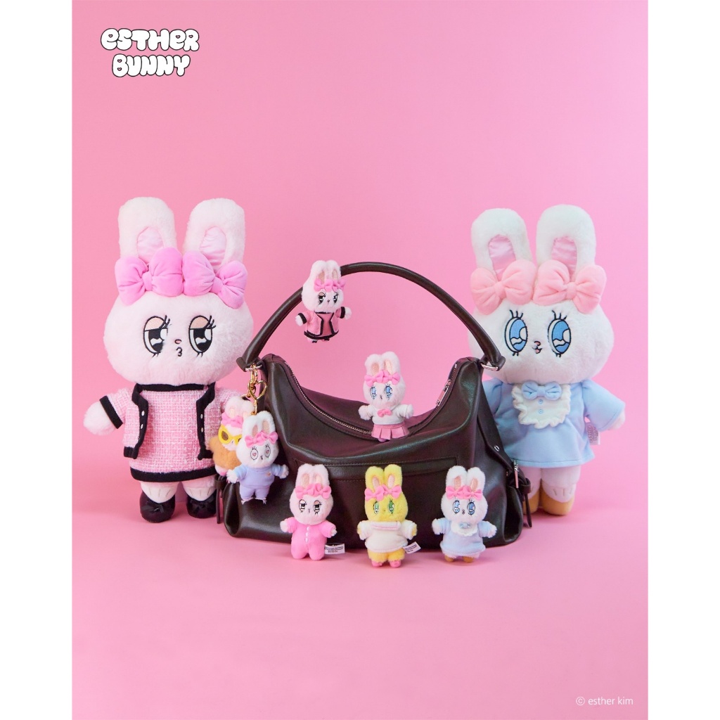 Esther Bunny OOTD Collection – ตุ๊กตาและพวงกุญแจเอสเตอร์บันนี่คอสเลคชั่นชุดแสนน่ารัก