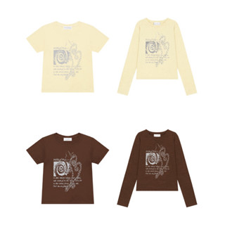 Lost her basic tee - short and longsleeve