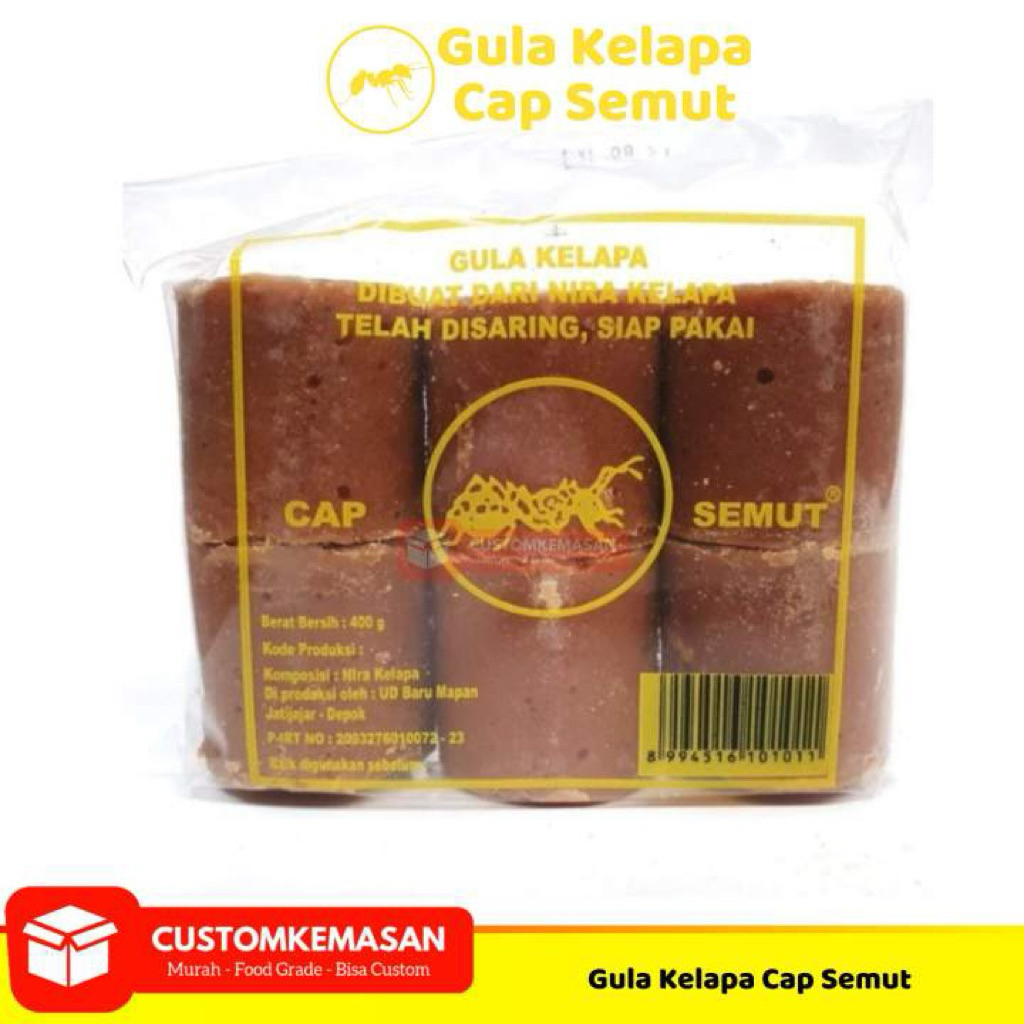 Indonesia Gula Merah Nira Kelapa Cap Semut / Gula Melaka