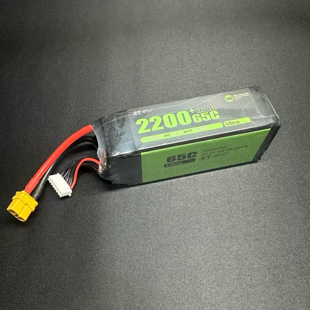 BT Lipo 6S 2200mAh 65C (XT60) มีแผ่นอลูแนบ ถึก ทน คุ้ม