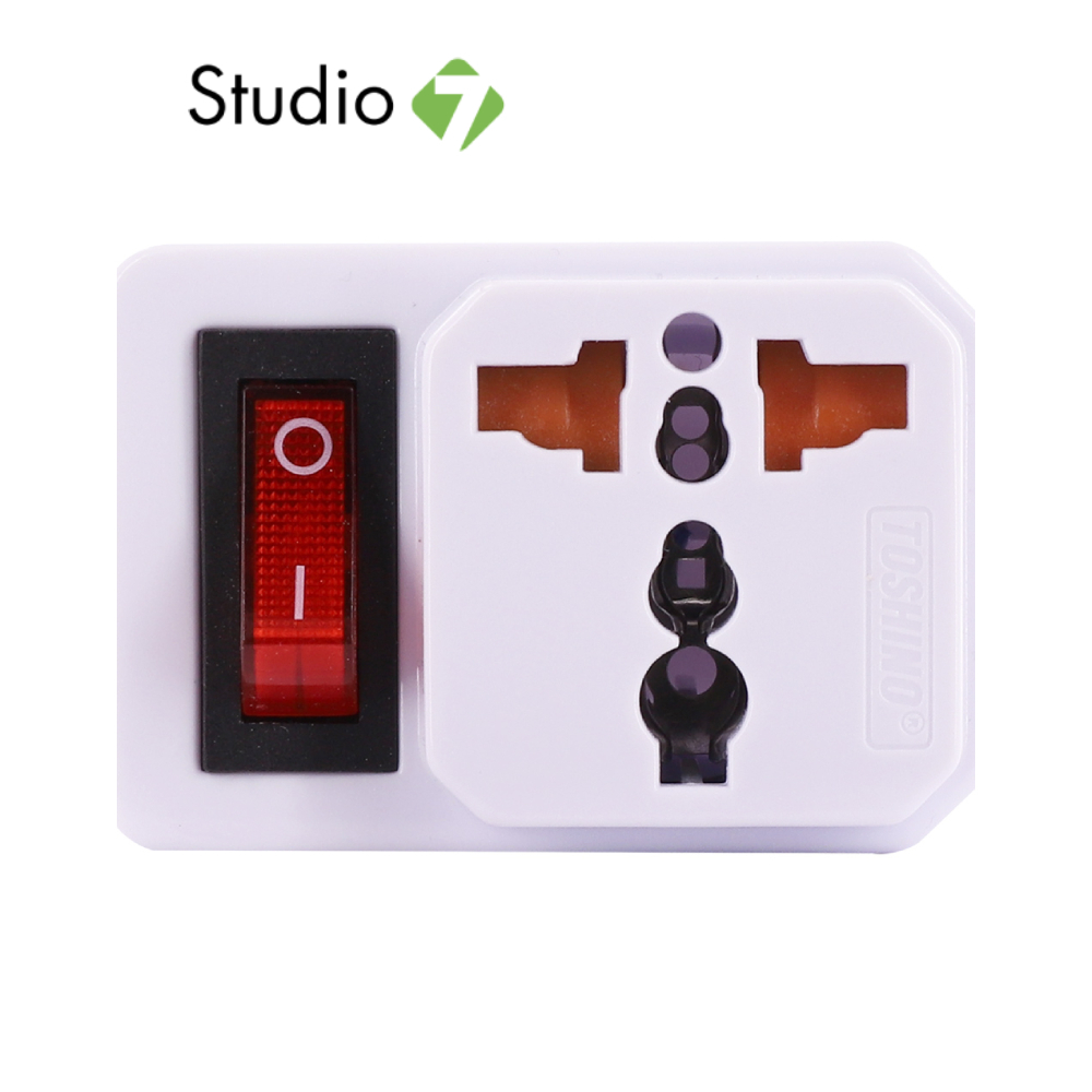 ปลั๊กไฟ Toshino Universal Adapter 1 Switch EA-ES by Studio7