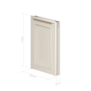 65บานซิงค์ถังแก๊สลายเวนิส สีโธฟูมือจับโปรไฟล์ SOFT CLOSE ขนาด 50.8x73.8x8.5ซม.