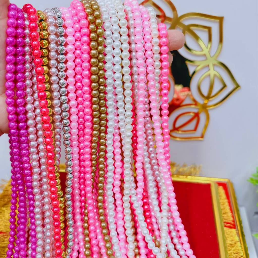 สร้อยมุก 108 เม็ด ถวายองค์เทพ สร้อยพระแม่ลักษมี พระพิฆเนศ เจ้าแม่กวนอิม แม่นางกวัก เทพ ไทย จีน ฮินดู