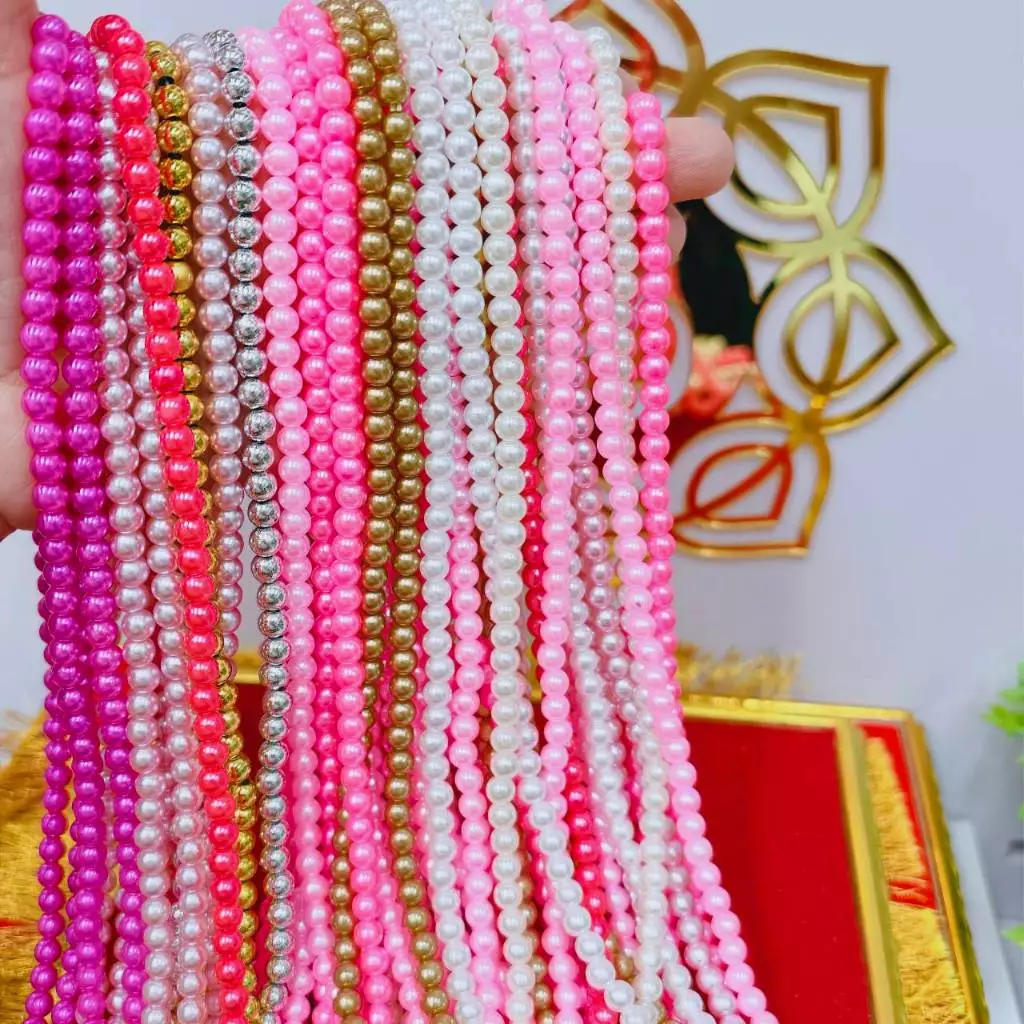 สร้อยมุก 108 เม็ด ถวายองค์เทพ สร้อยพระแม่ลักษมี พระพิฆเนศ เจ้าแม่กวนอิม แม่นางกวัก เทพ ไทย จีน ฮินดู