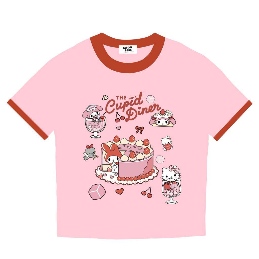 เสื้อครอปอก 38“ The cupid dinner QL