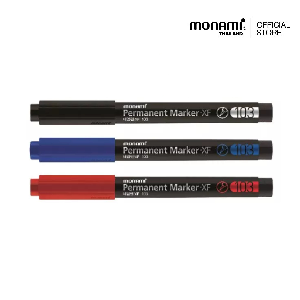 Monami Permanent Marker XF 103 ปากกามาร์คเกอร์ รุ่น 103 เส้นเล็กพิเศษ