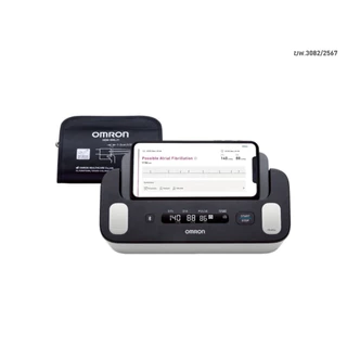 Omron เครื่องวัดความดันโลหิตและบันทึกคลื่นไฟฟ้าหัวใจ รุ่น Complete HEM-7530t รุ่นใหม่ล่าสุด ของแท้ รับประกันศูนย์ 3+3ปี