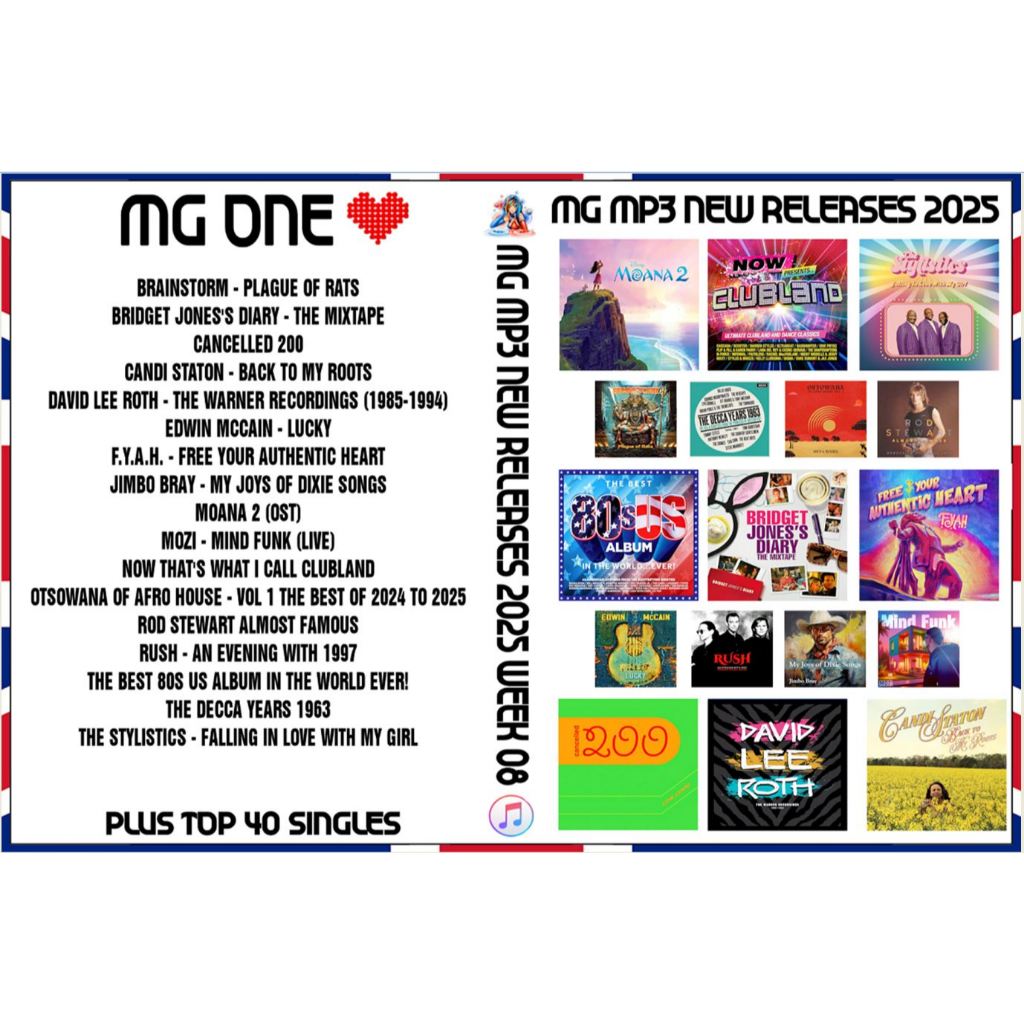 [ DVD-MP3 , USB-MP3 ] MP3 NEW RELEASES 2025 WEEK 08 ( 1 DVD )