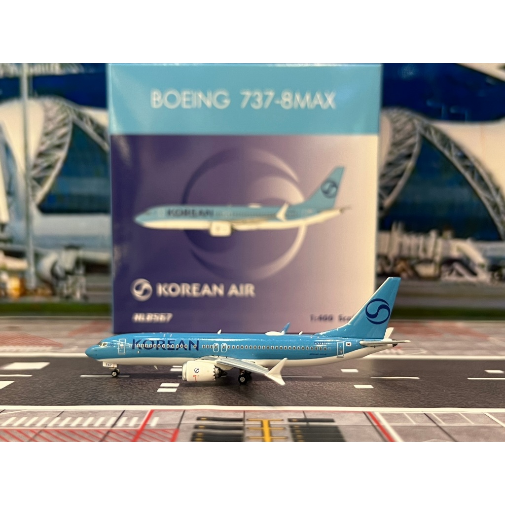 Phoenix Model [04669] 1:400 Korean Air B737-8max HL8567