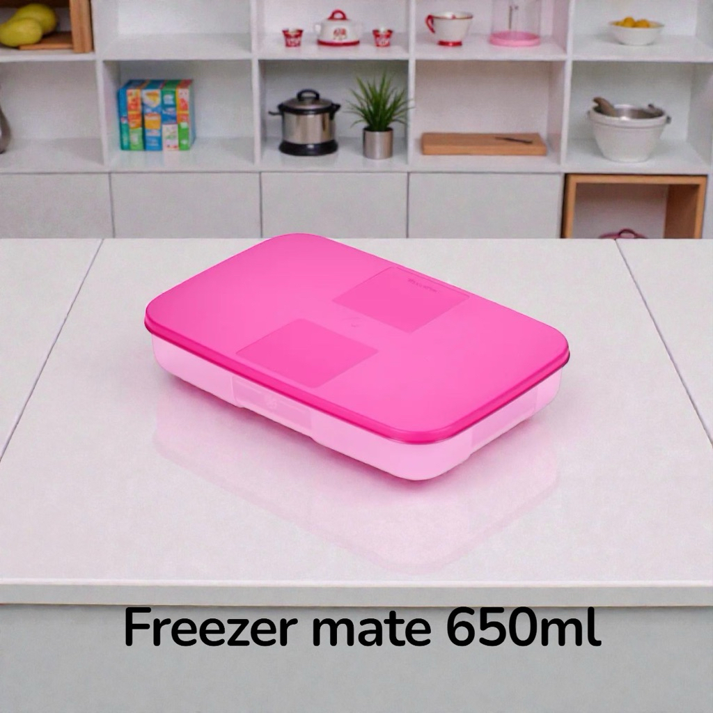 กระปุกแช่แข็งอาหารสด Tupperware รุ่น Freezermate Essential คละสีฝา แดง/ชมพู/ม่วง/น้ำเงิน