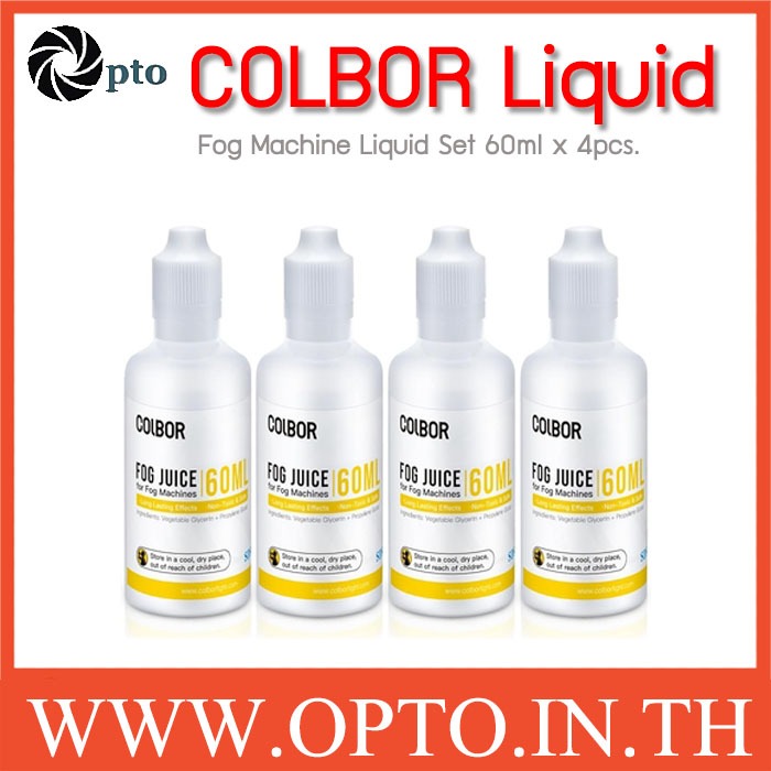 COLBOR Liquid Refill Fluid 60ml x 4ขวด น้ำยาแบบเติม Colbor Synco CF5 CF3 , LENSGO Smoke S K Go M