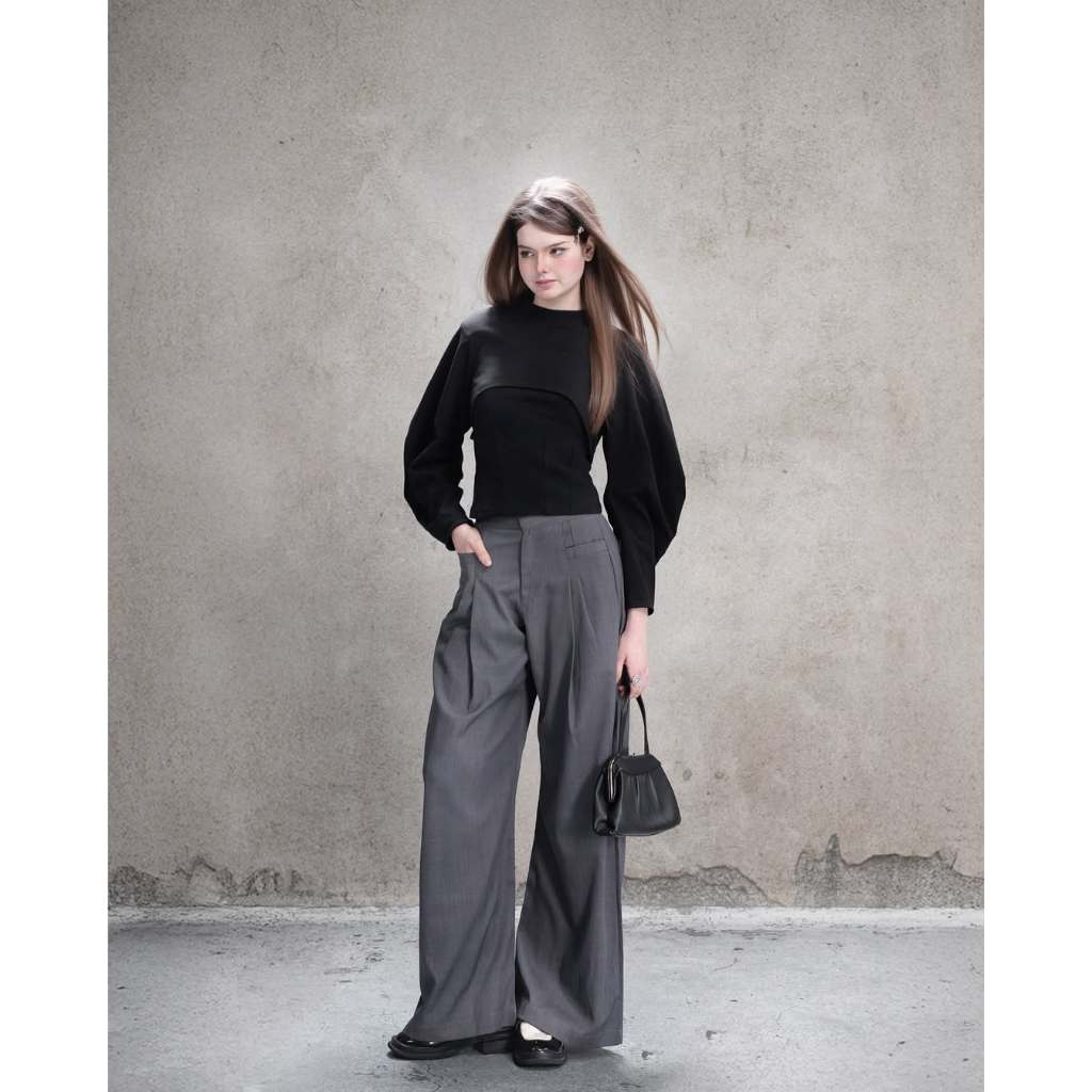 (พร้อมส่งในไทย) Morticia top - Mania Cutie