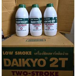 น้ำมันออโต้ลูป 1L ไดเกียว 2T DAIKYO ขนาด 1L(1ลัง12กระป๋อง) สีเขียวใหญ่