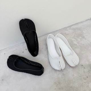 [พร้อมส่ง] WEAR.SOUL #S674-Tabi Mesh Flats รองเท้ากีบหมู รอง…