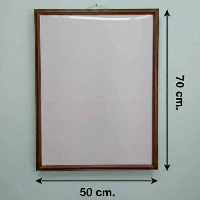 กรอบรูปสีน้ำตาล70x50cm. กรอบรูป70x50cm.สีน้ำตาล กรอบรูปแขวนผนัง แต่งบ้านสไล์มินิมอล