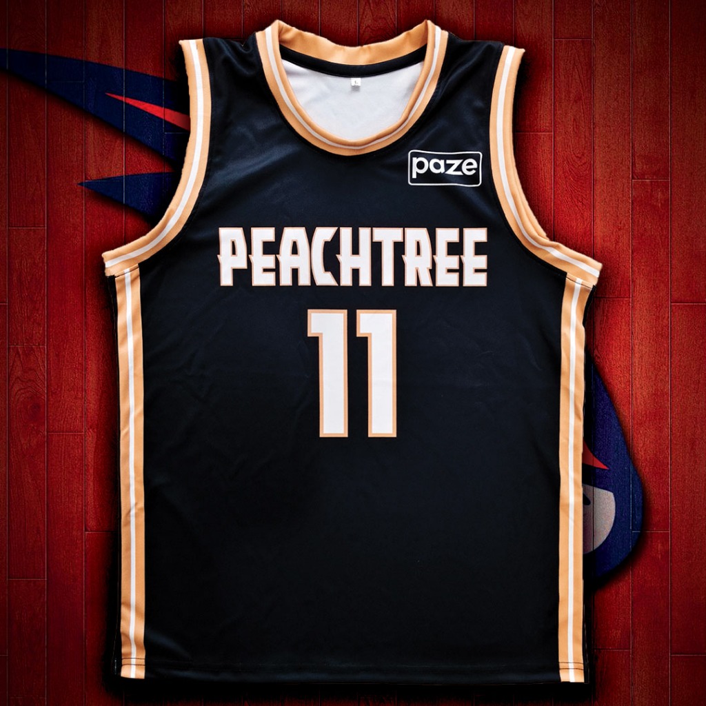 เสื้อบาสเกตบอลทีม ฮ็อกว์ส #BK0320 รุ่น Atlanta Hawks City Edition Young #11 พิมพ์ทั้งตัว ไซส์ S-5XL