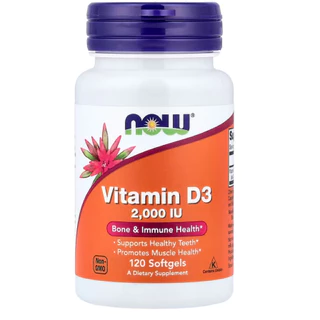 พร้อมส่ง - NOW Foods, Vitamin D3, 2,000 IU or 5,000 IU