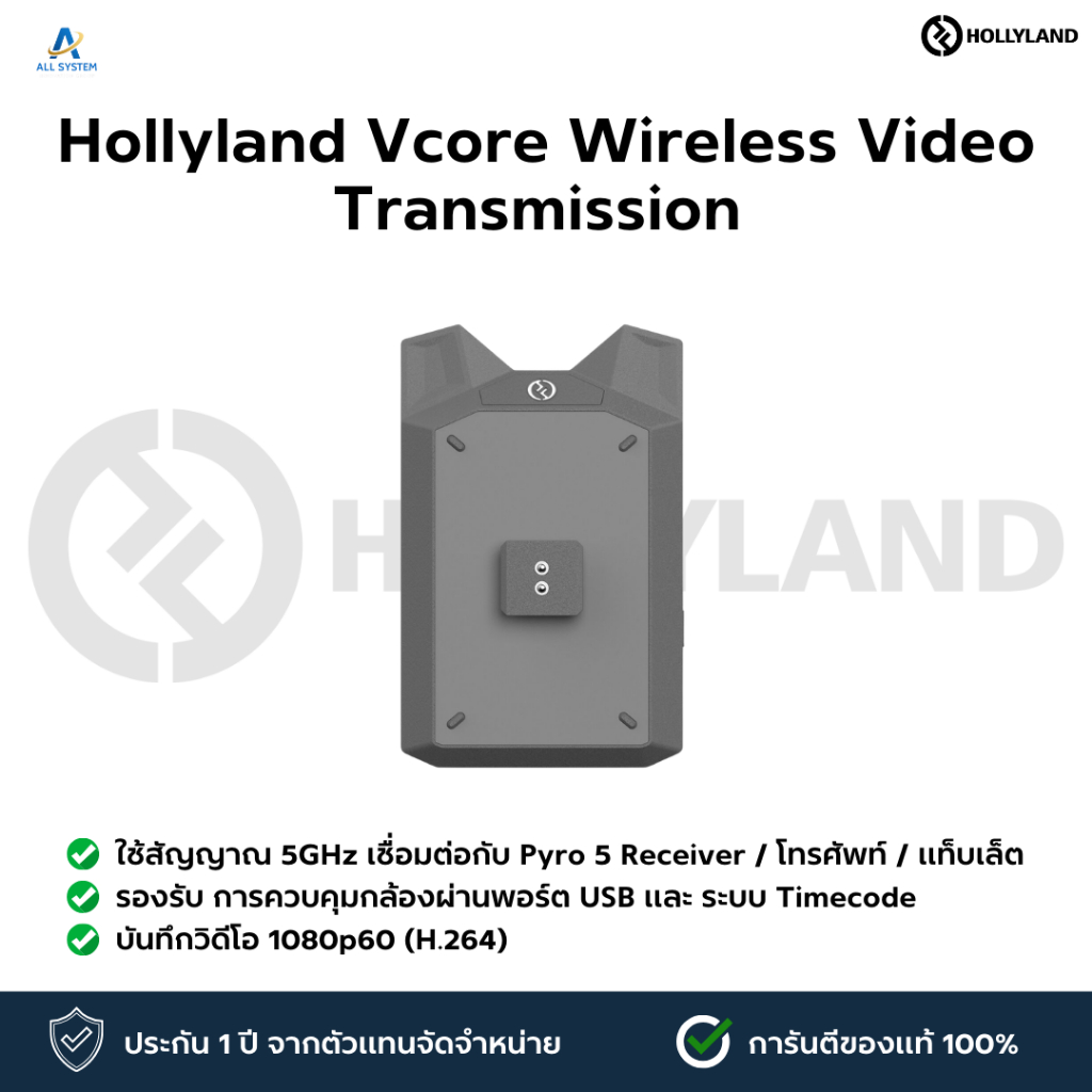 [สินค้าแท้ 100%] Hollyland Vcore Wireless Video Transmission