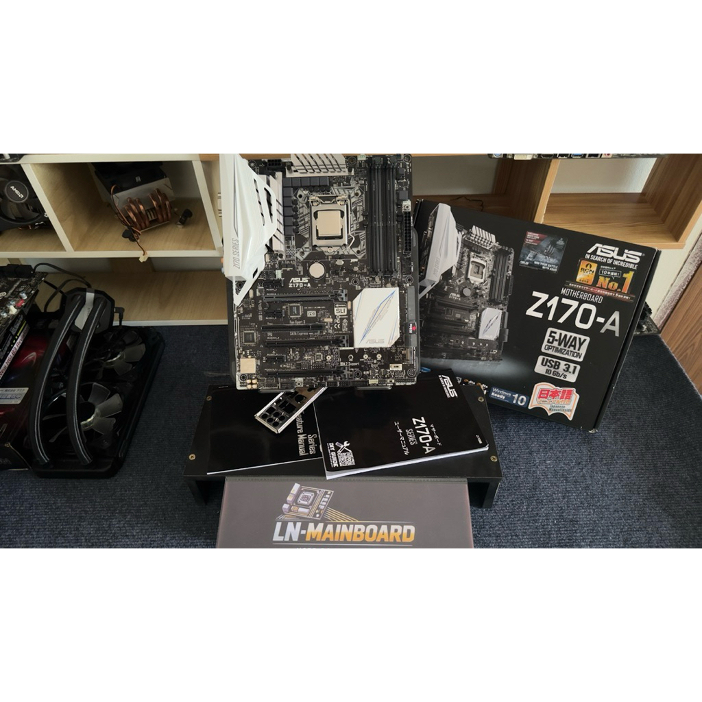 [Mainboard มือสองพร้อม CPU] Asus Z170-A + CPU i7 6700K LGA1151