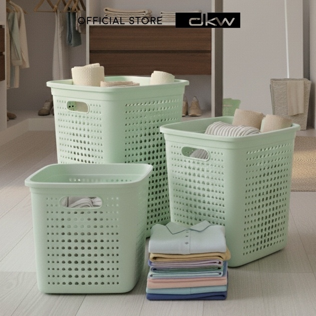DKW by BanBaan ตะกร้าผ้า-ไม่มีฝา (ไซซ์ M,L,XL) รุ่น Bubble HH-1220,1222,1224 - รูปที่ 2