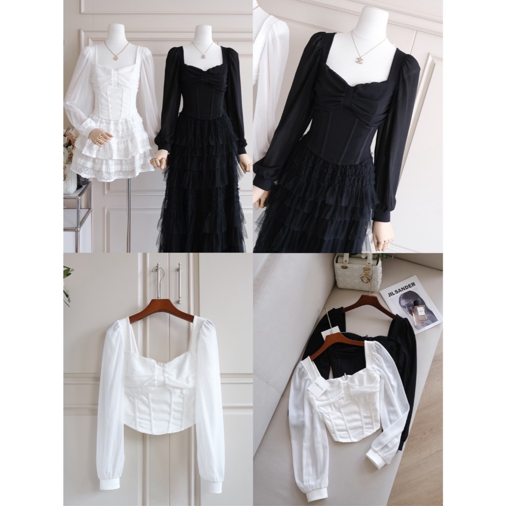 •PRISANA• PSN 52848 เสื้องานตัดช่างเทเลอร์ไทย งานฝีมือสุดปราณีต ตัวเสื้อเป็นผ้าเทพ ผ้ายืดพรีเมี่ยม