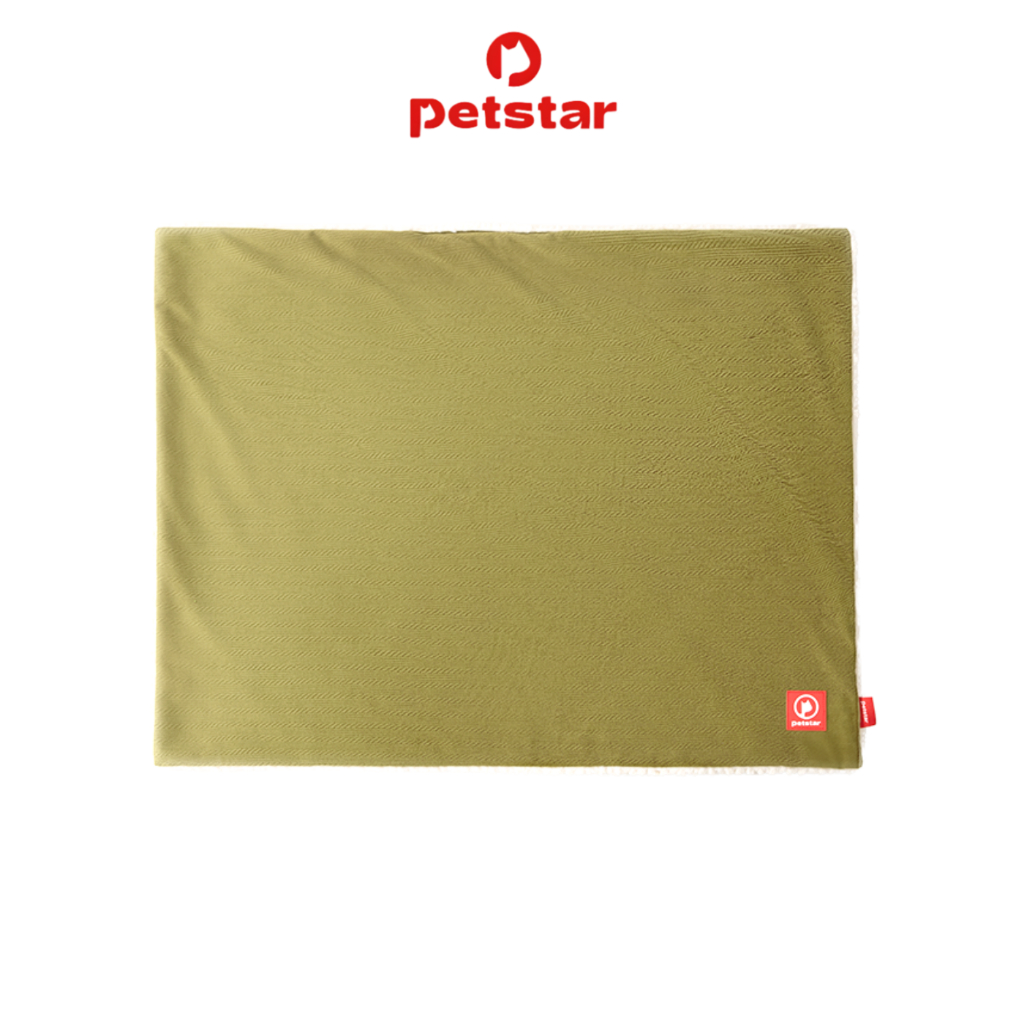 Petstar พรมสัตว์เลี้ยง ที่นอนแมว ผ้านุ่มพิเศษ ไม่หลุดลุ่ย ซักเครื่องได้ ไม่เสียรูป วัสดุแข็งแรง Pet mat