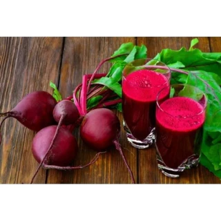 ผงบีทรูทแท้ ไม่ผสมน้ำตาล 500 กรัม (500g) Organic Beetroot Powder ผิวสวยใส