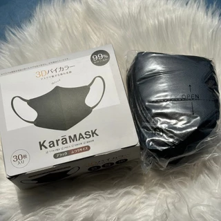 KARA 3D หน้ากากอนามัยผู้ใหญ่ หนา4ชั้น หายใจสะดวก สายหูยืดหยุ่นได้ไม่รั้งหู 1กล่อง30ชิ้น สินค้าพร้อมส่ง