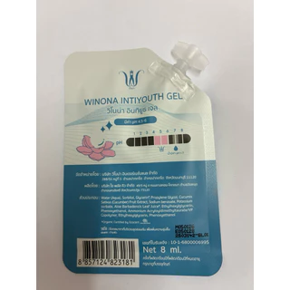 เจลวิโนน่า (ไม่ระบุชื่อสินค้าหน้ากล่อง) Winona Lisse Time Gel เจลหล่อลื่นแบบซอง 8ml พกพาง่าย สูตรอ่อนโยน เจลเสมือนจริง