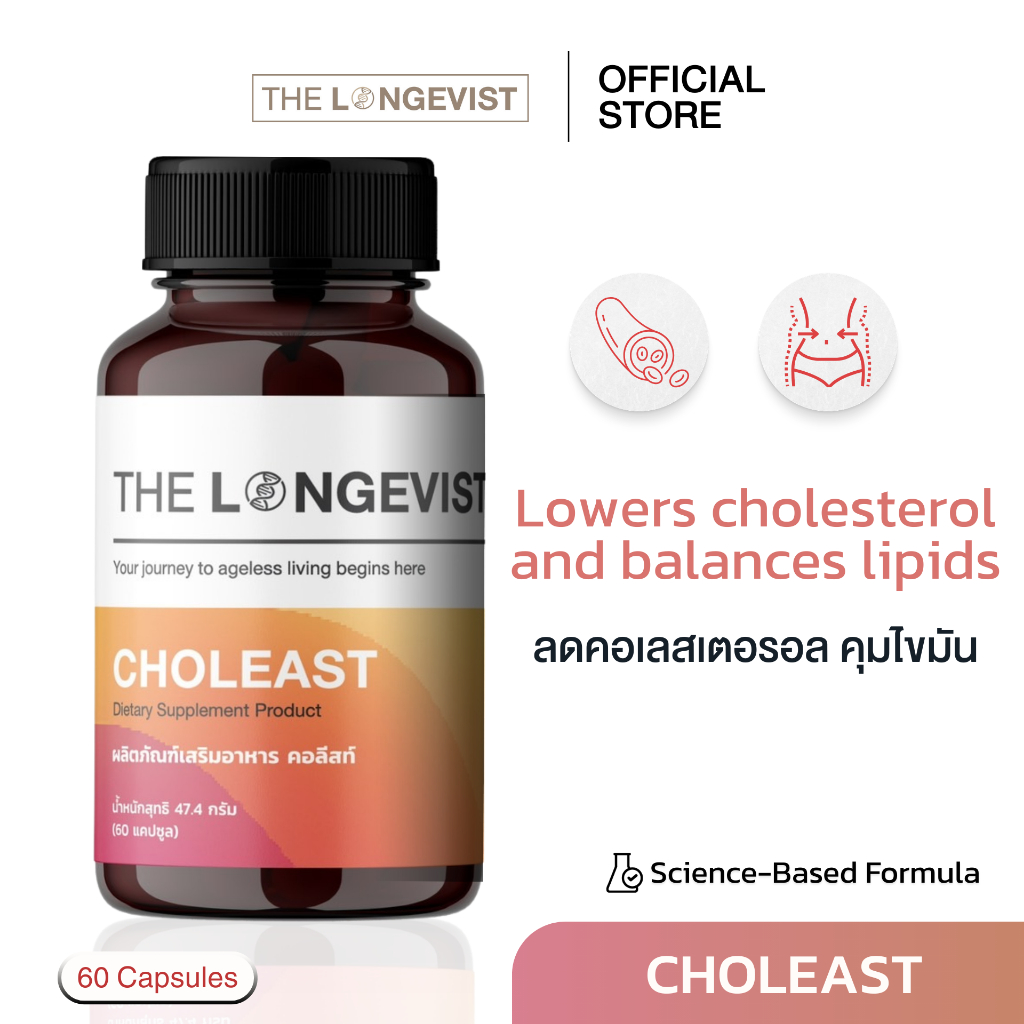 Choleast อาหารเสริมควบคุมไขมัน