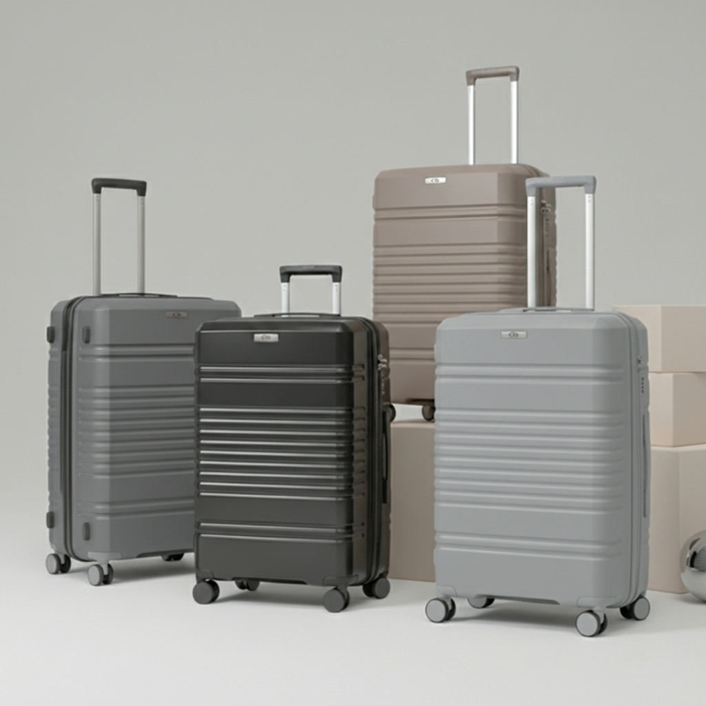 HQ LUGGAGE กระเป๋าเดินทาง PP 100% ระบบล็อค TSA 4 ล้อคู่ 360 ํ รุ่น Shield 010