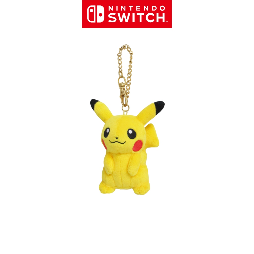 (ของแถมไม่ได้ขาย) [Nintendo Official Store] Pokemon ALL STAR COLLECTION KEYCHAIN PM04 PIKACHU (ตุ๊กตาพวงกุญแจ)