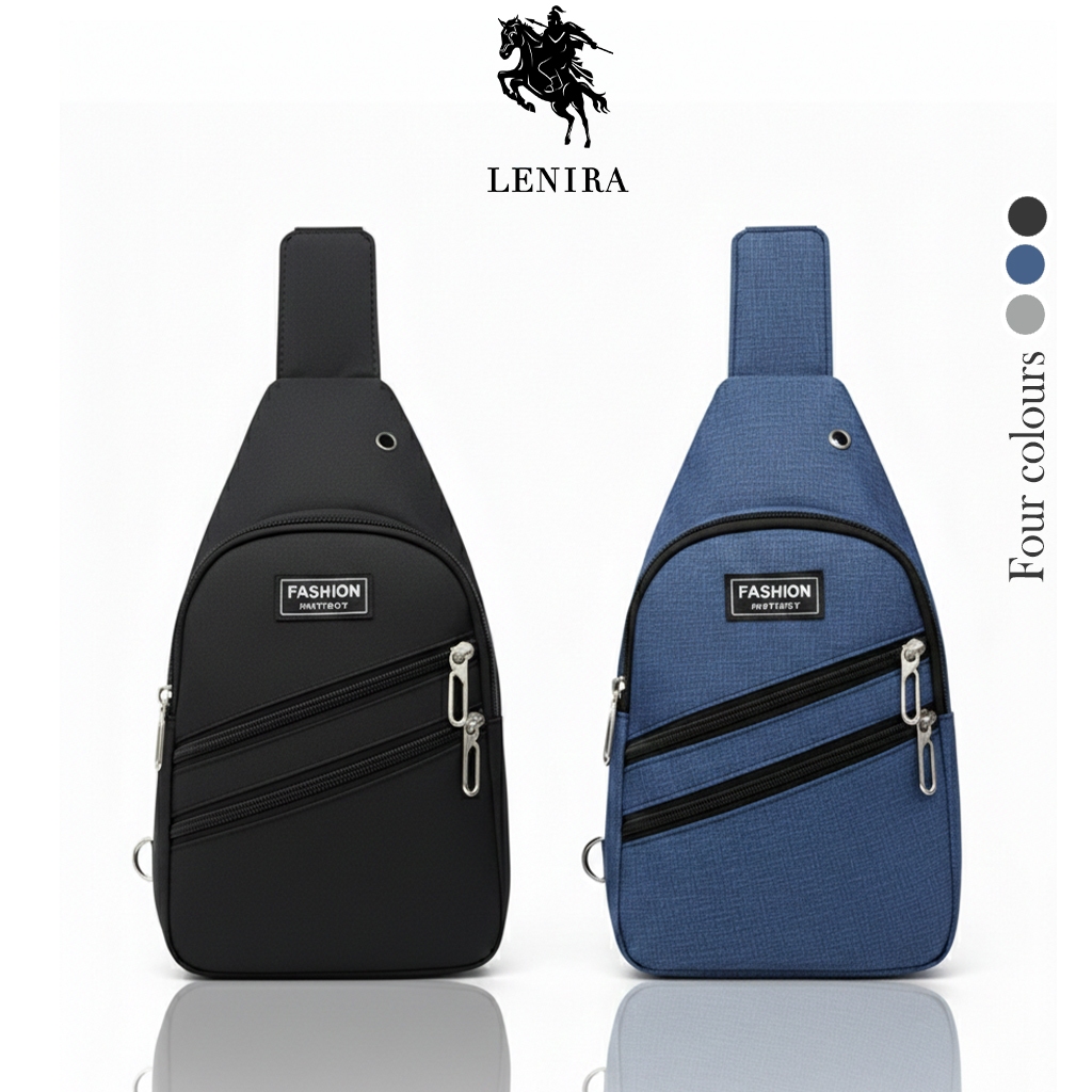 ส่งด่วน Lenira (B1211) กระเป๋าคาดอกผู้ชายแฟชั่นสุดเท่