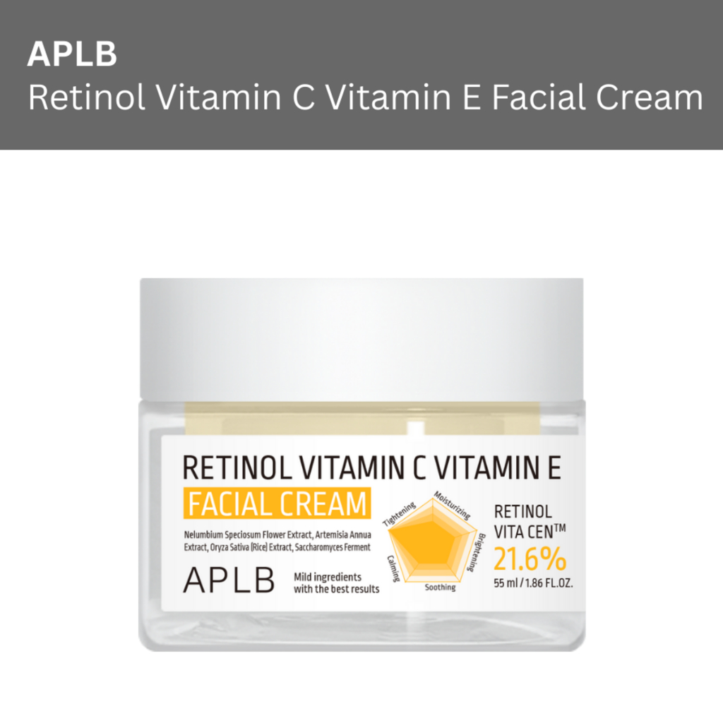 APLB Retinol Vitamin C Vitamin E Facial Cream (NR, DR, OR) 590 บาท