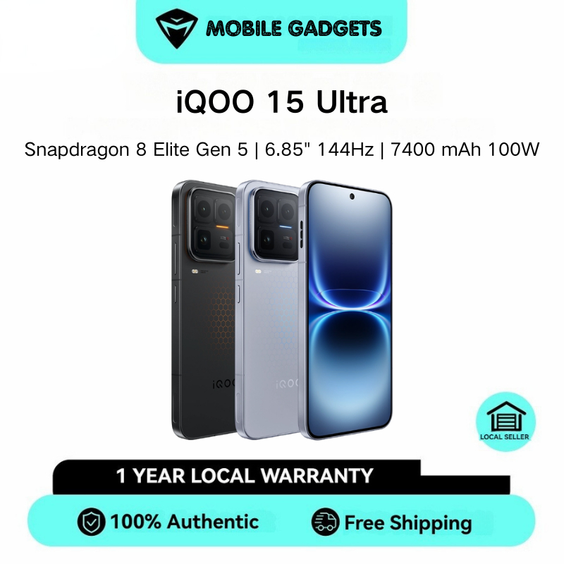 vivo iQOO 15 Ultra / IQOO 13 | Snapdragon 8 Elite Gen 5 | 6.85" 144Hz 1440 x 3168 pixels | 7400 mAh 100W wired