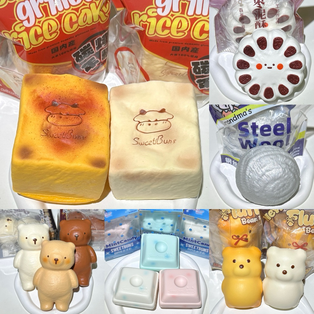 พร้อมส่ง‼️สกุชชี่ ‘ Sweetbuns ' รวมทุกแบบ🍎🍉 เนื้อดี กลิ่นหอม 📍ดูรายละเอียดในคลิปรีวิวก่อนกด📍 | sss s