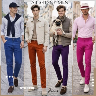 AB Skinny For Men 16 สี กางเกงสกินนี่ยีนส์ ของแท้ 80,000 Like กางเกง AB สกินนี่ยีนส์ ผู้ชาย รวมสี