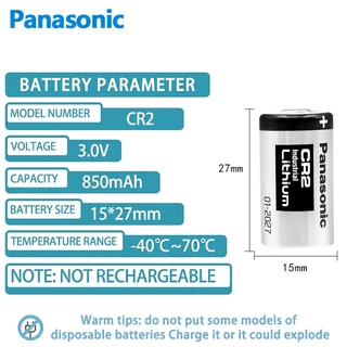 ถ่านCR2 แท้ แบต CR2 CR15H270 CR123A ถ่านกล้องถ่ายรูป ถ่านไฟฉาย แบตเตอรี่ 3V Battery กล้องฟิล์ม กล้อง instax mini 25