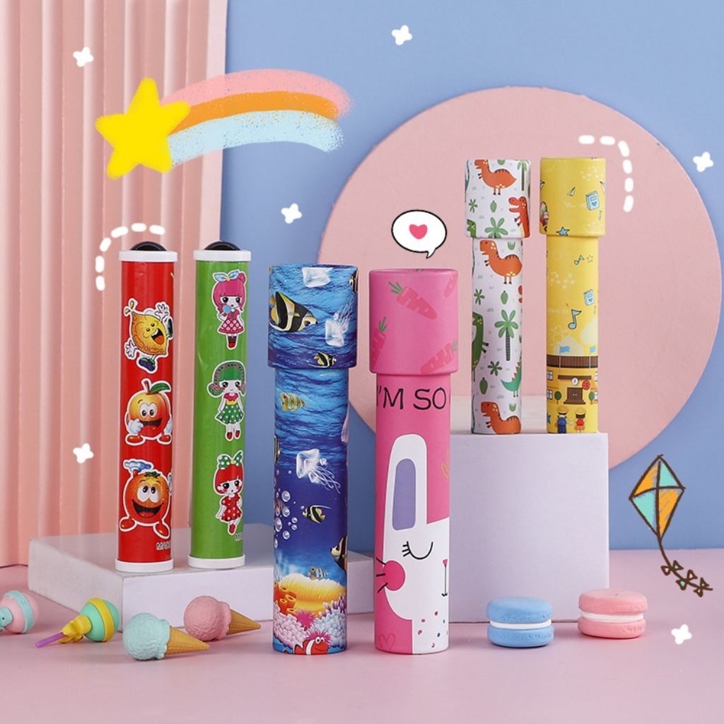 Kaleidoscope  ของเล่นวิทยาศาสตร์ กล้องคาไลโดสโคป พัฒนาประสาทสัมผัสสำหรับเด็ก
