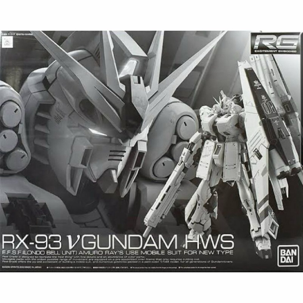 P-Bandai RG 1/144 nu gundam hws