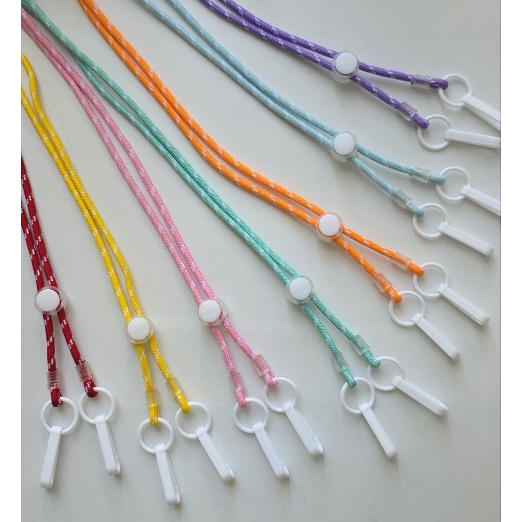 สายคล้องหน้ากากรุ่น everyday ปรับระดับได้ สีสดใส น้ำหนักเบา ไม่เจ็บคอ