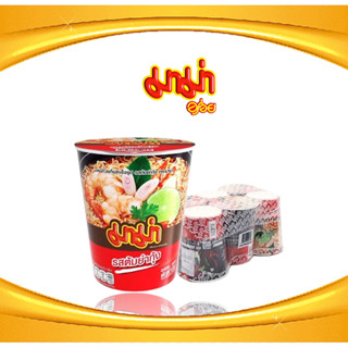 มาม่า บะหมี่กึ่งสำเร็จรูป ชนิดถ้วย รสต้มยำกุ้ง 60 ก. x 6 มีห…