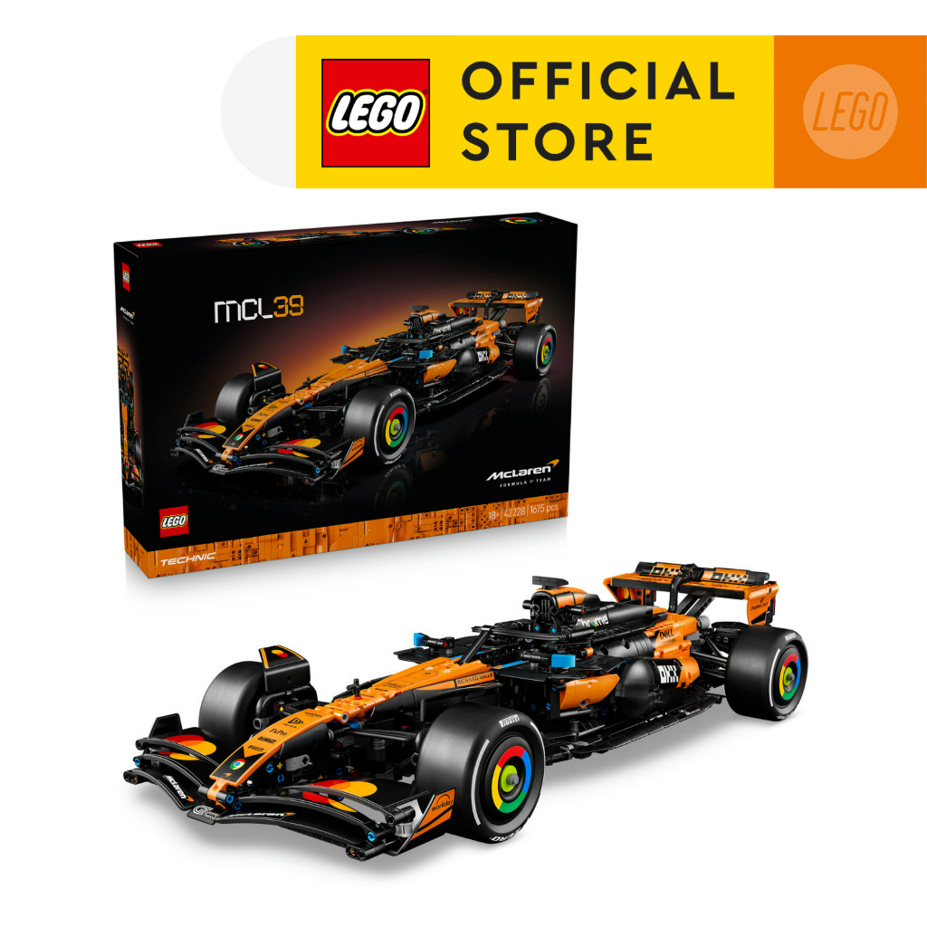 LEGO Technic 42228 McLaren MCL39 F1 Car (1675 Pieces), Building Blocks, Kids Toy