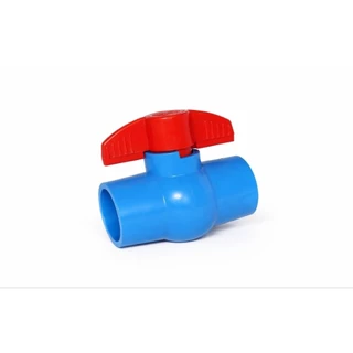 บอลวาล์ว PVC 1/2" (4หุน) | 3/4" (6หุน) | 1" (1นิ้ว) วาล์วเปิดปิดน้ำ PVC สำหรับท่อประปา