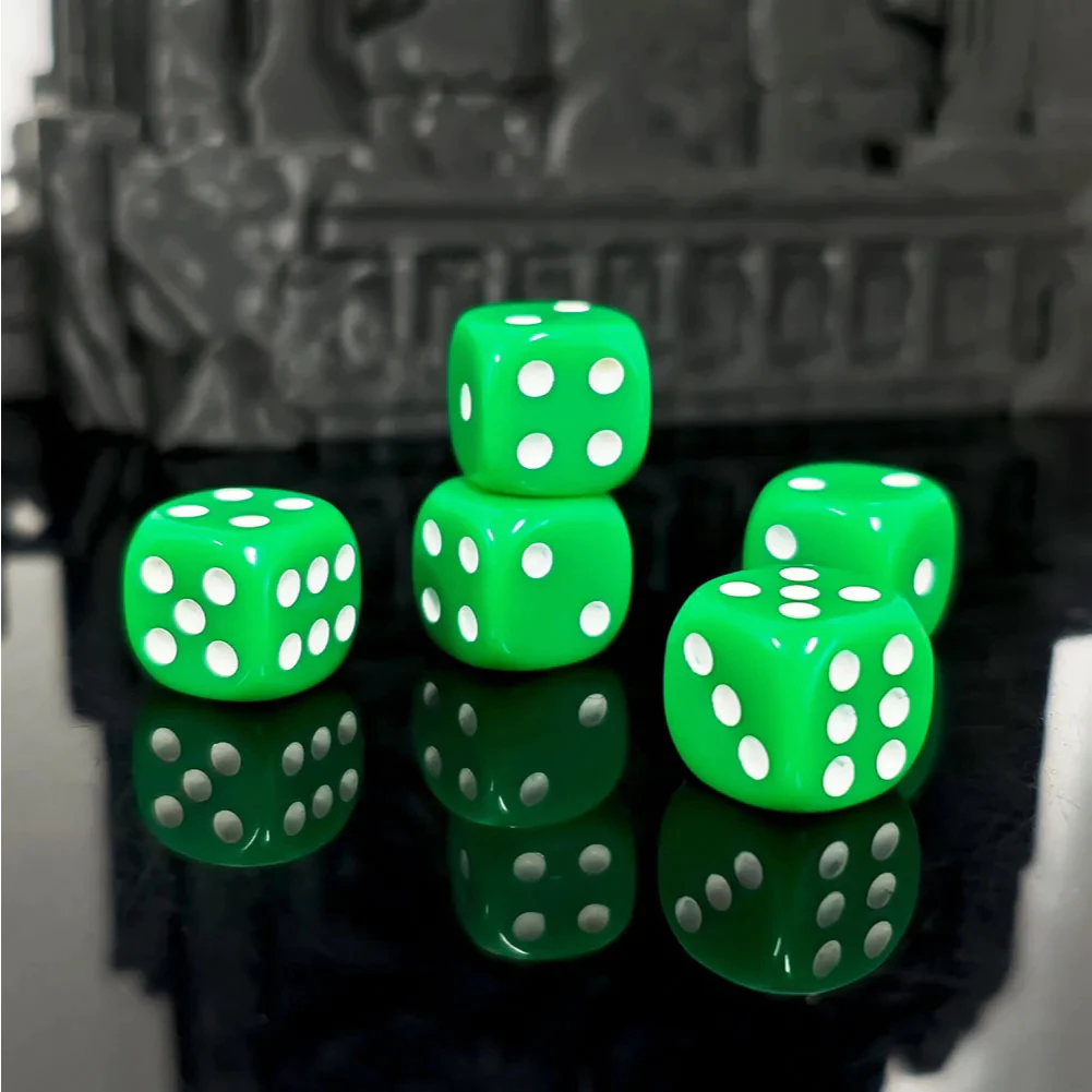 ลูกเต๋า D6 DOT 12 mm. 1ลูก(1die) | ลูกเต๋า Dice For DnD D&D MTG RPG TRPG เกมกระดาน บอร์ดเกม Game ไพ่ทาโรต์ Magic เมจิก thumbnail 5