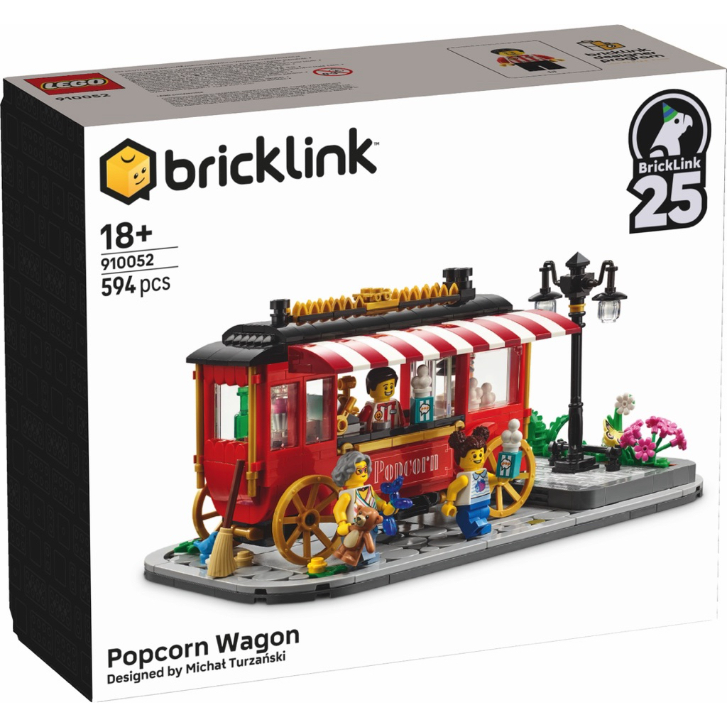 Lego bricklink 910052 LEGO Popcorn Wagon